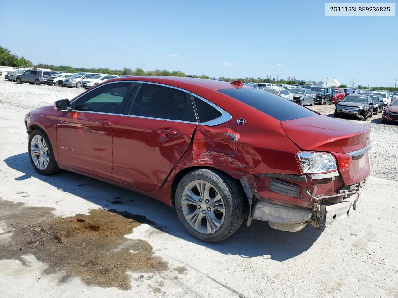 2G1115SL8E9236875 2014 Chevrolet Impala Lt