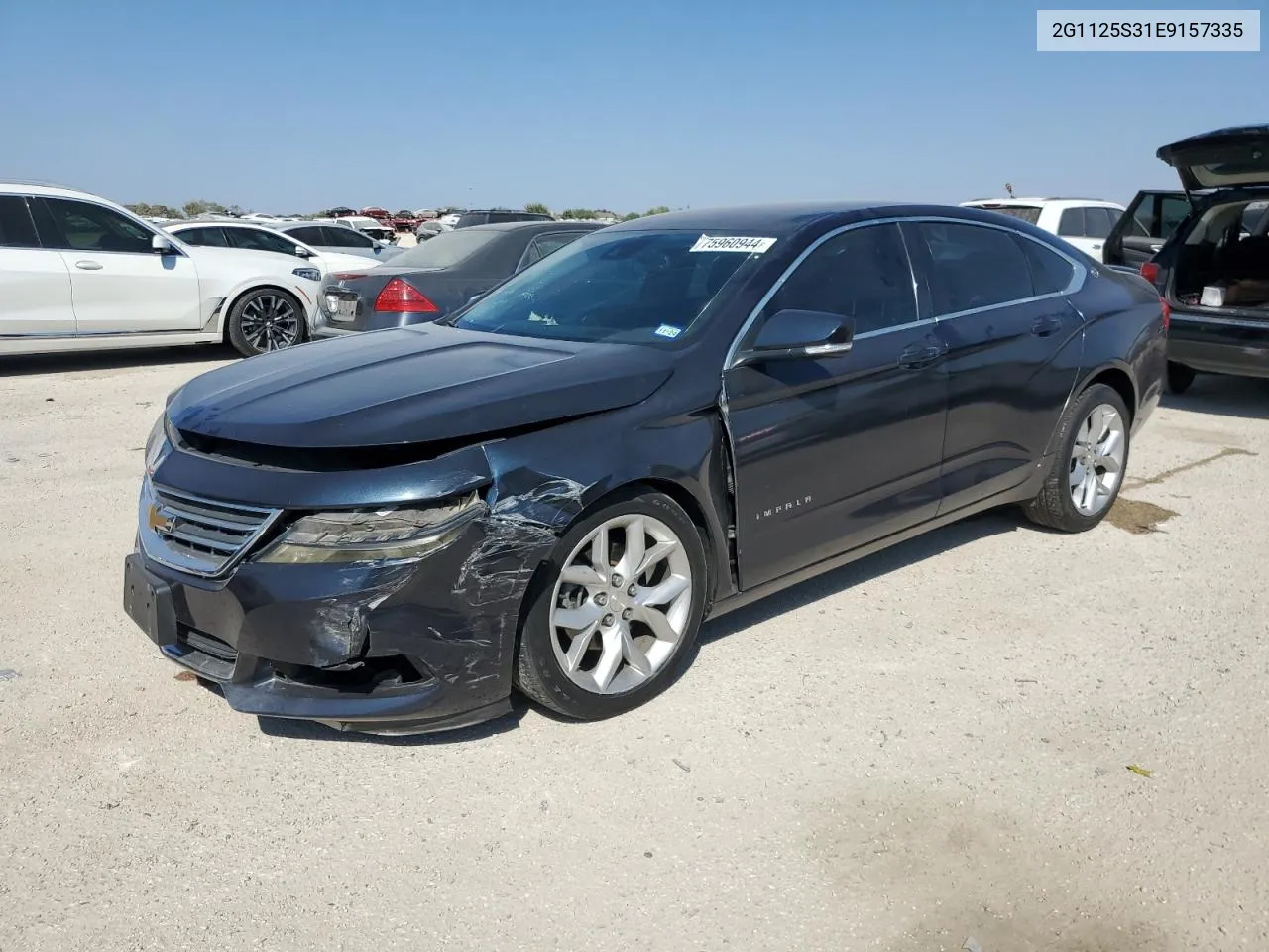 2014 Chevrolet Impala Lt VIN: 2G1125S31E9157335 Lot: 75960944