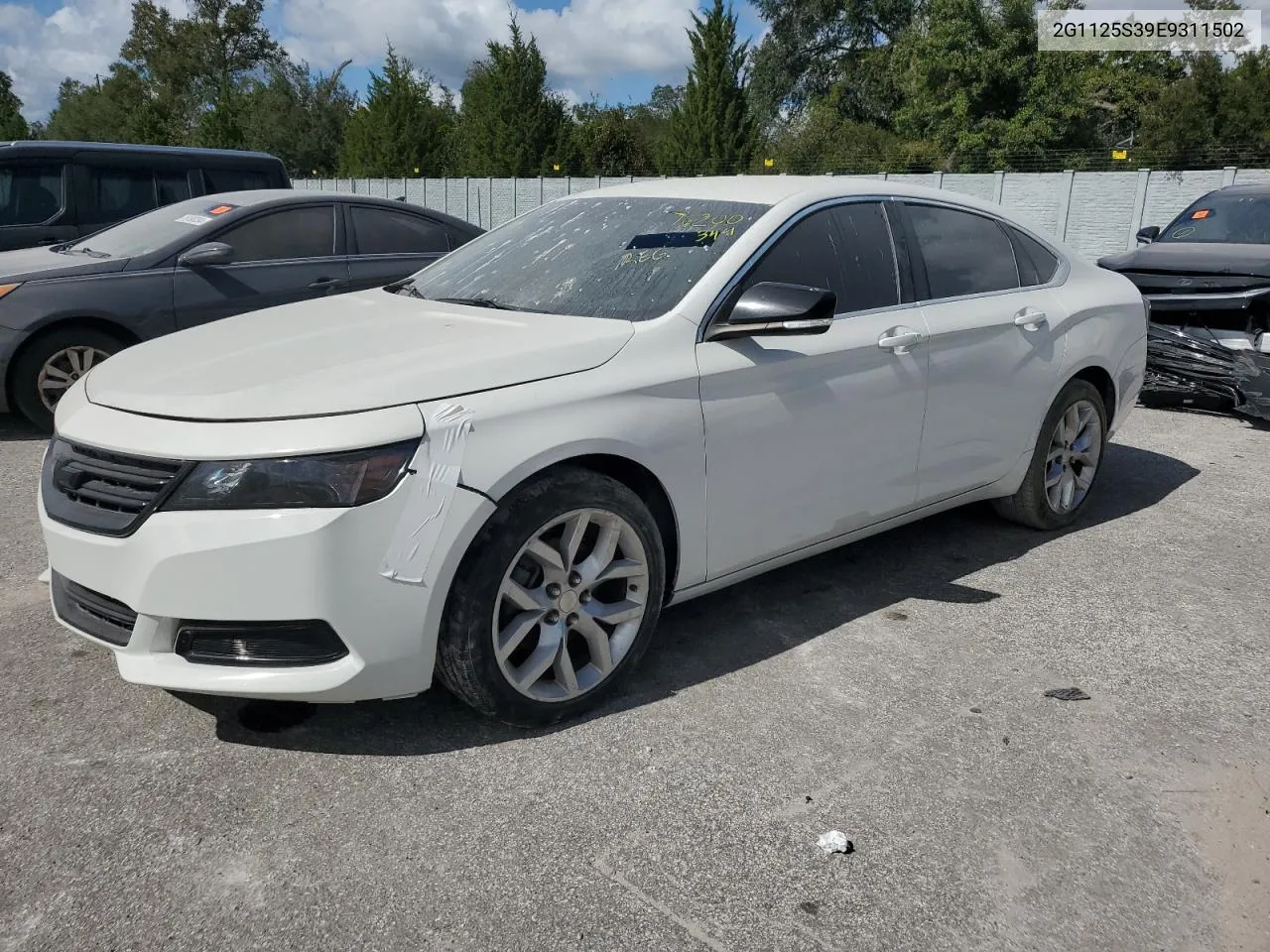 2014 Chevrolet Impala Lt VIN: 2G1125S39E9311502 Lot: 76200344