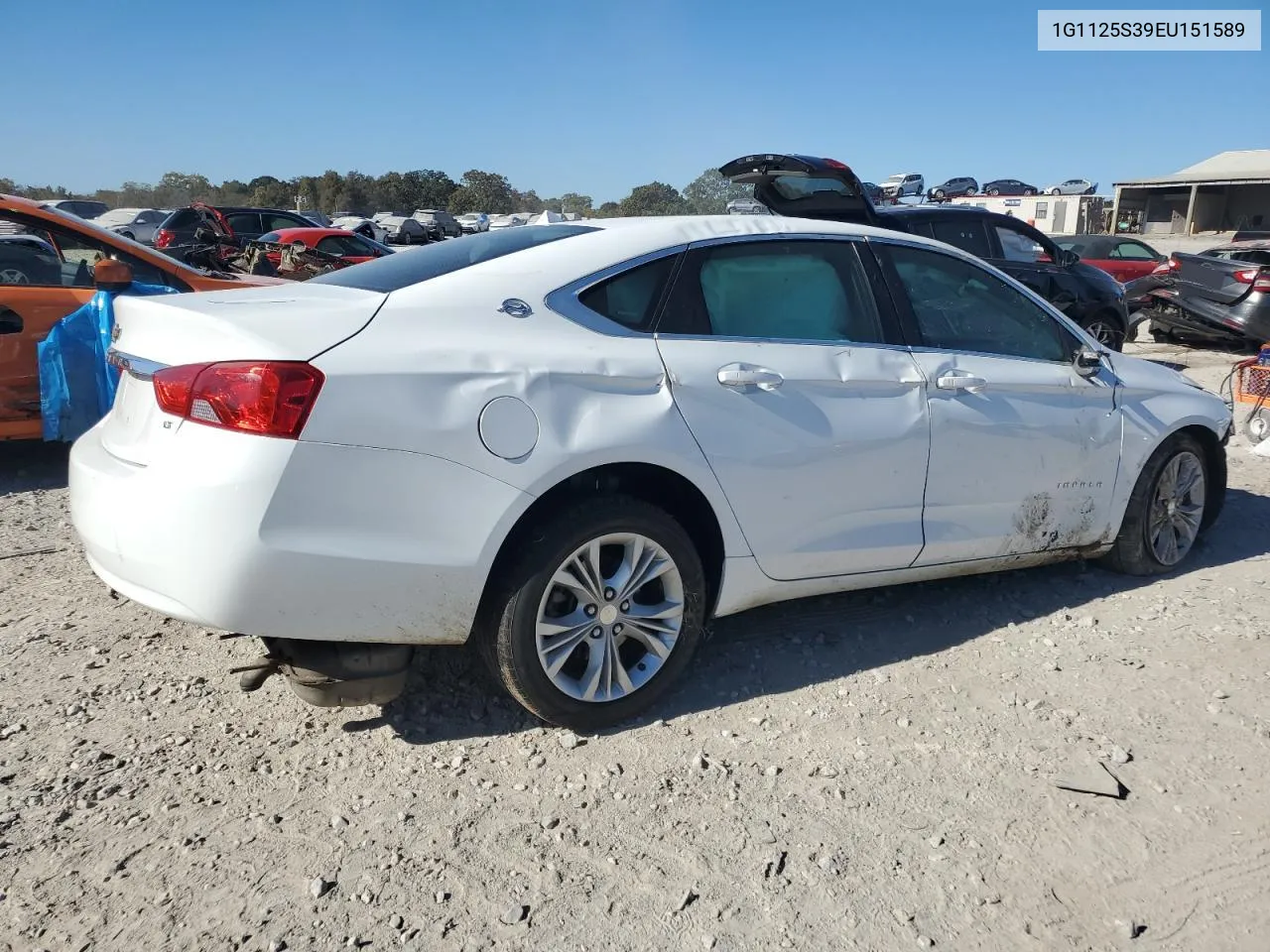 2014 Chevrolet Impala Lt VIN: 1G1125S39EU151589 Lot: 76874984