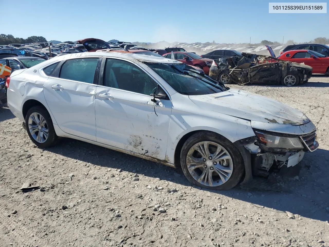 2014 Chevrolet Impala Lt VIN: 1G1125S39EU151589 Lot: 76874984