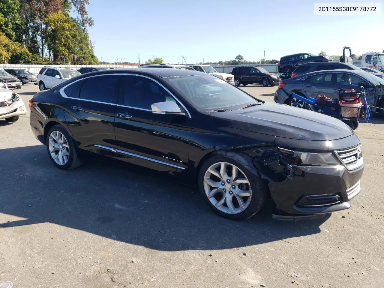 2014 Chevrolet Impala Ltz VIN: 2G1155S38E9178772 Lot: 77040694