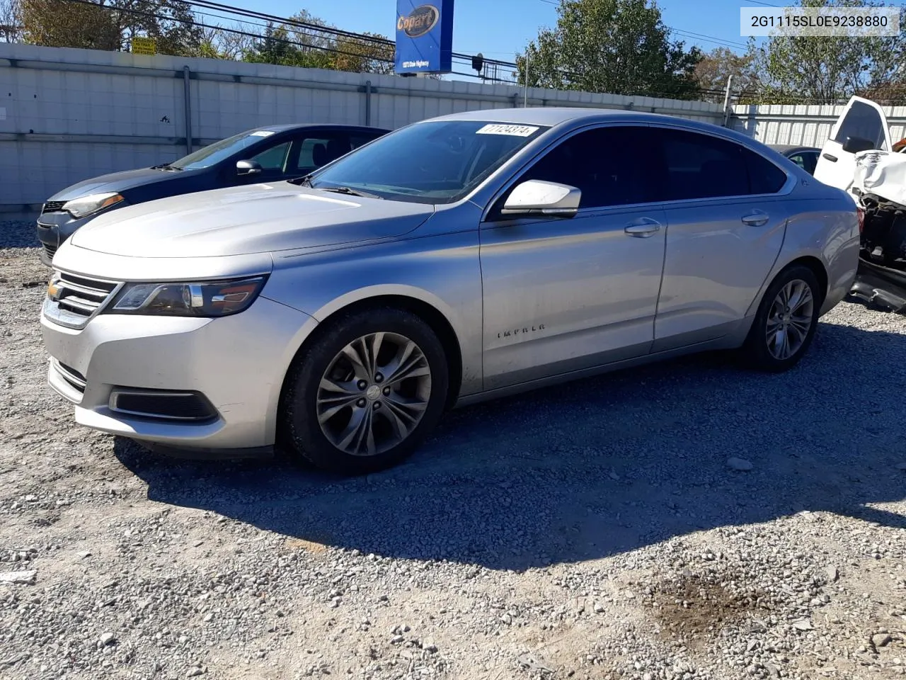 2014 Chevrolet Impala Lt VIN: 2G1115SL0E9238880 Lot: 77124374