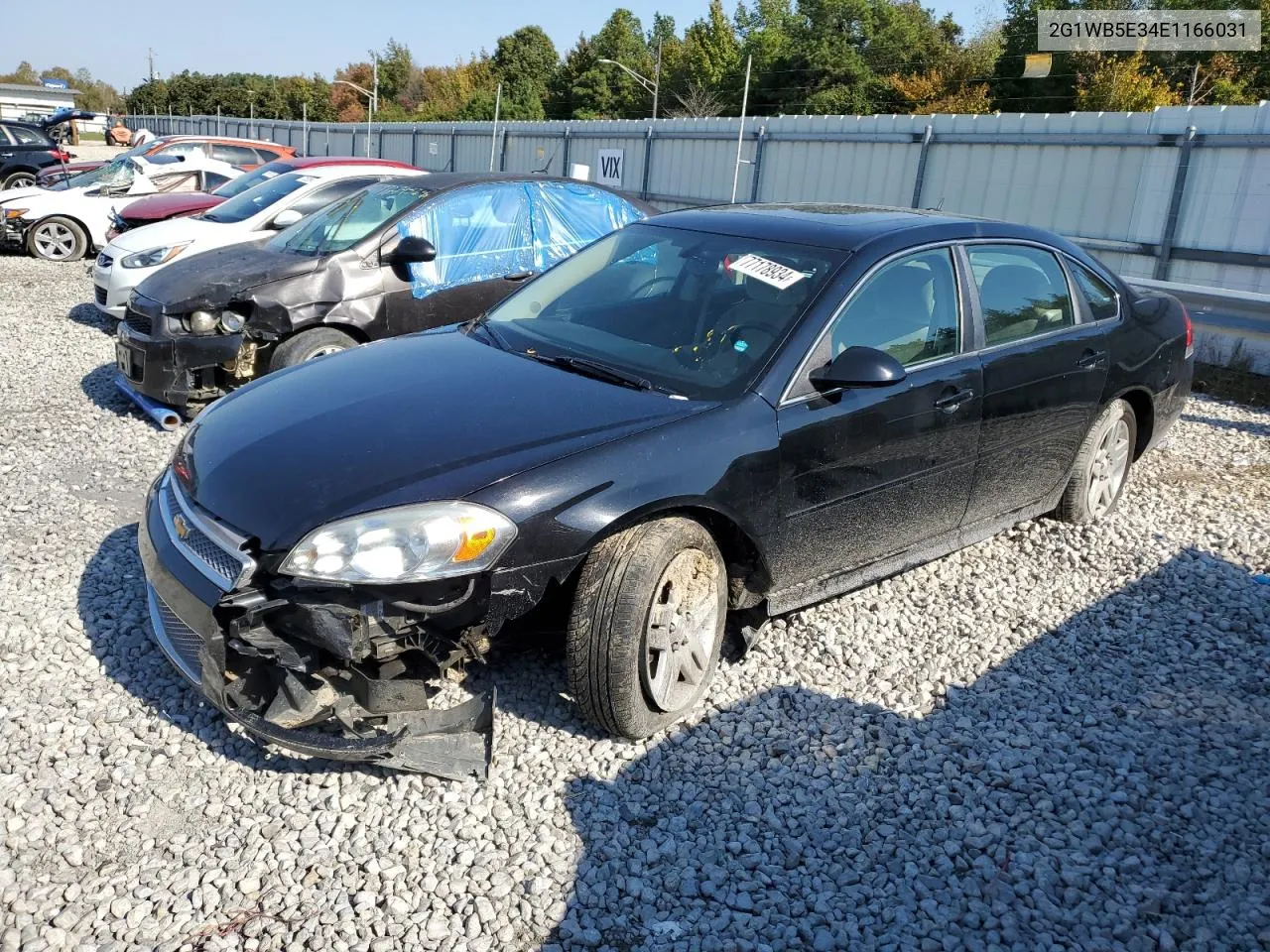 2014 Chevrolet Impala Limited Lt VIN: 2G1WB5E34E1166031 Lot: 77178934