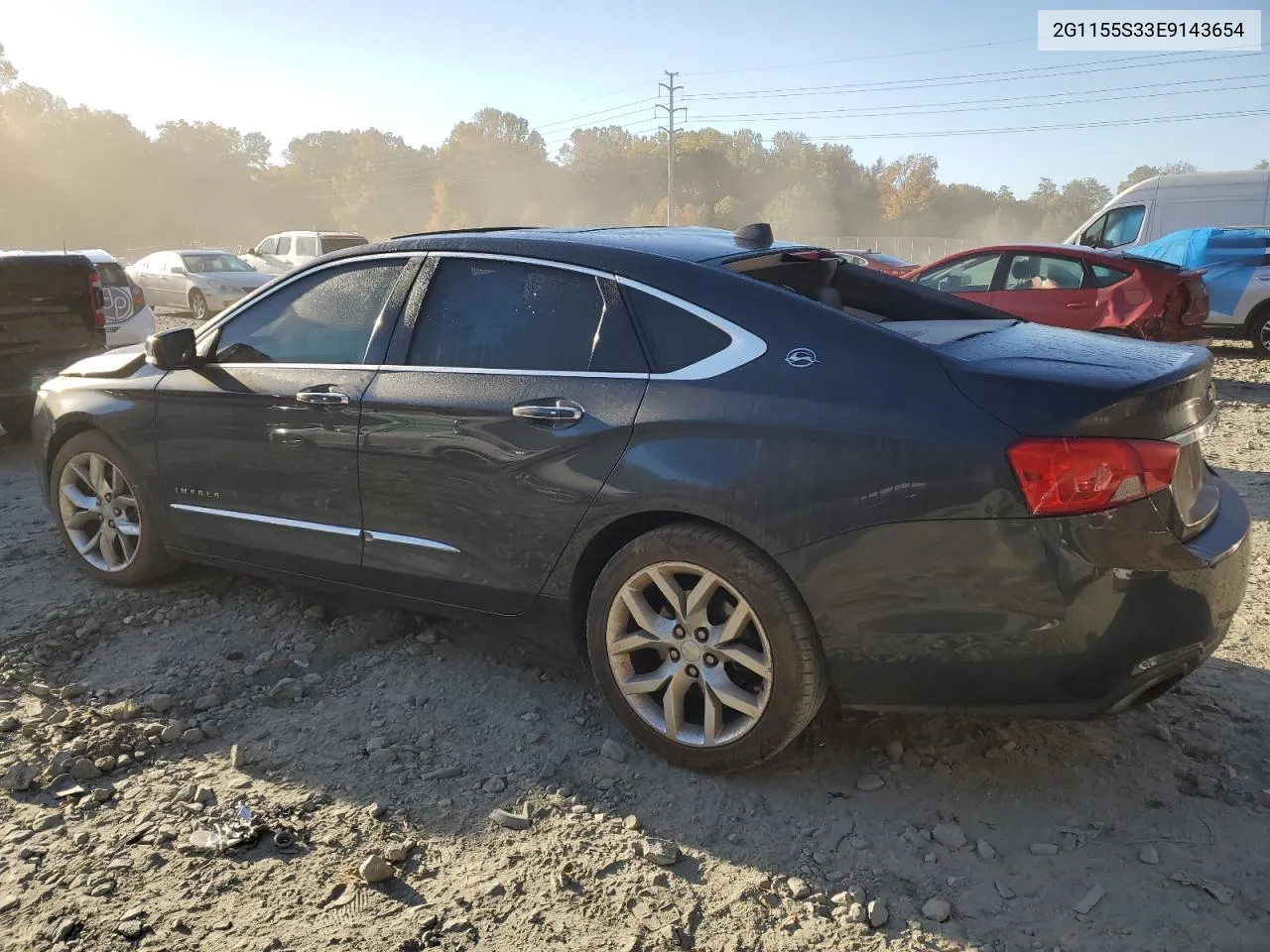 2G1155S33E9143654 2014 Chevrolet Impala Ltz