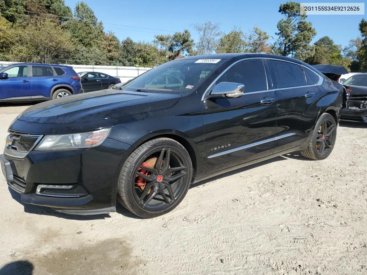 2014 Chevrolet Impala Ltz VIN: 2G1155S34E9212626 Lot: 77366384