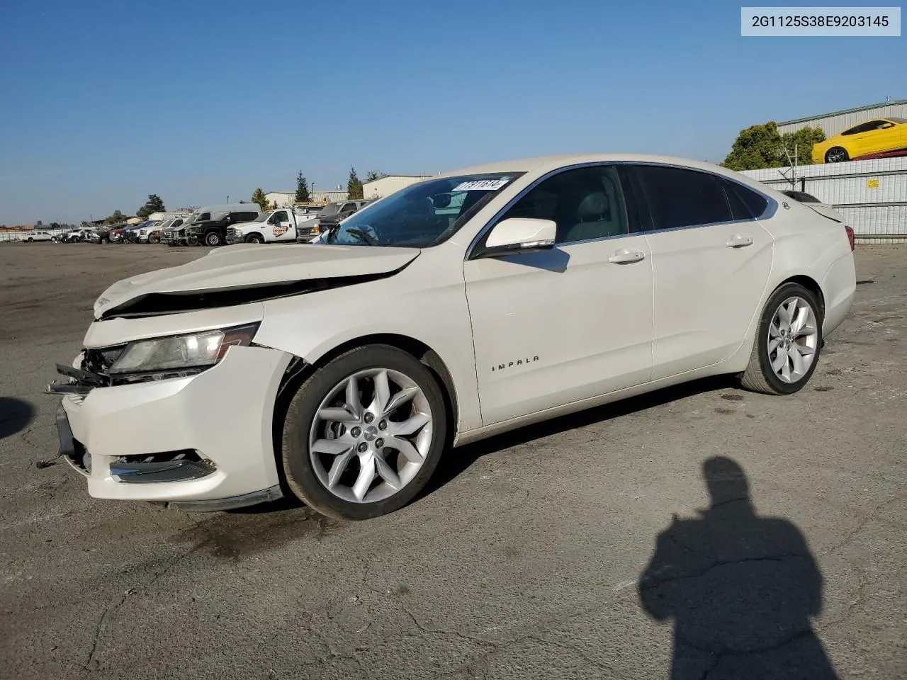 2014 Chevrolet Impala Lt VIN: 2G1125S38E9203145 Lot: 77911614