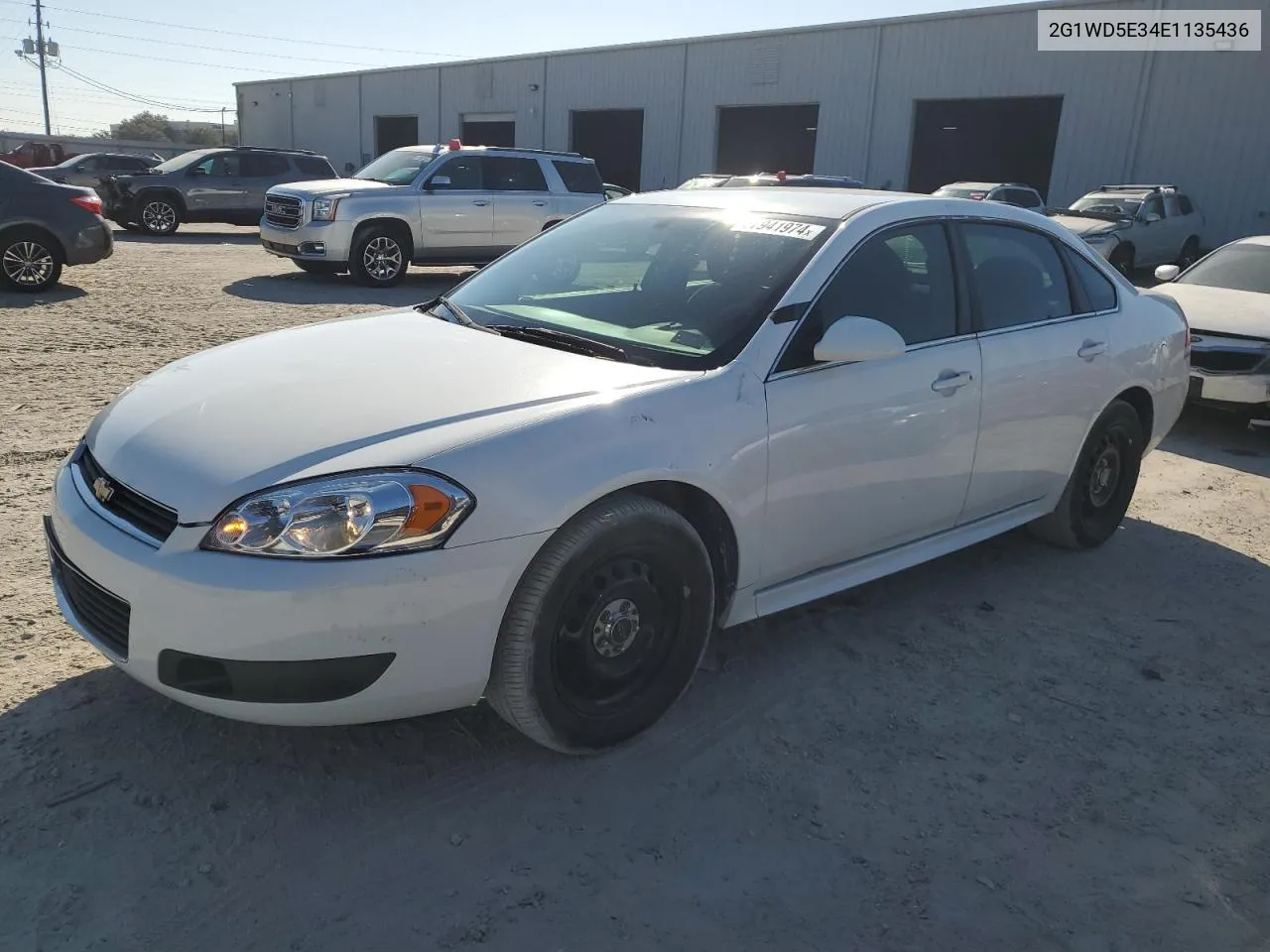 2G1WD5E34E1135436 2014 Chevrolet Impala Limited Police