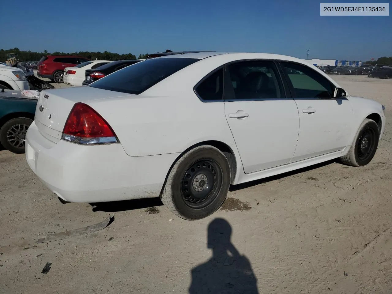 2014 Chevrolet Impala Limited Police VIN: 2G1WD5E34E1135436 Lot: 77941974