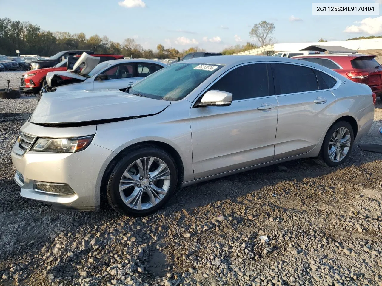 2014 Chevrolet Impala Lt VIN: 2G1125S34E9170404 Lot: 78193814