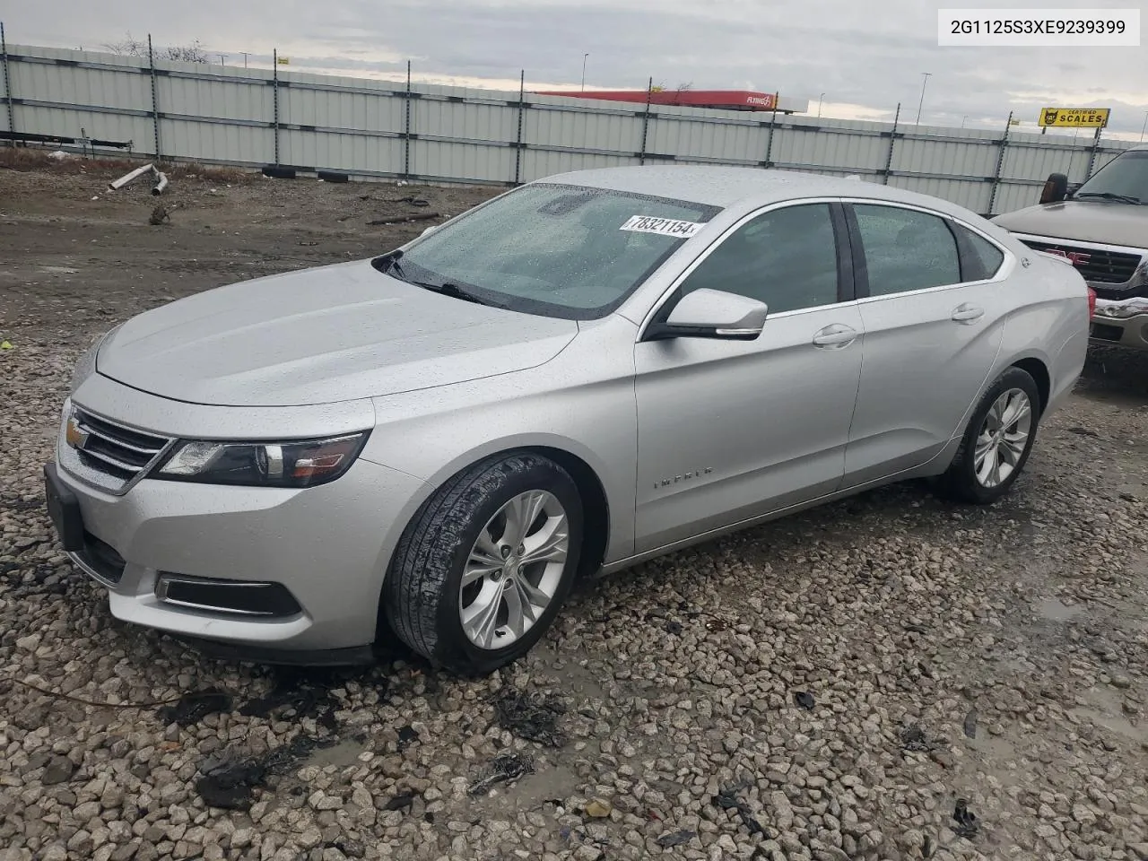 2014 Chevrolet Impala Lt VIN: 2G1125S3XE9239399 Lot: 78321154