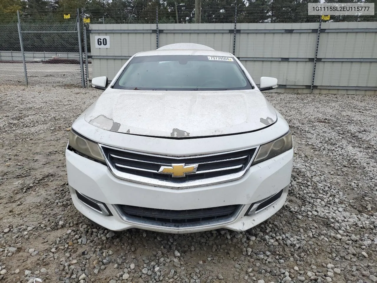 2014 Chevrolet Impala Lt VIN: 1G1115SL2EU115777 Lot: 79739504