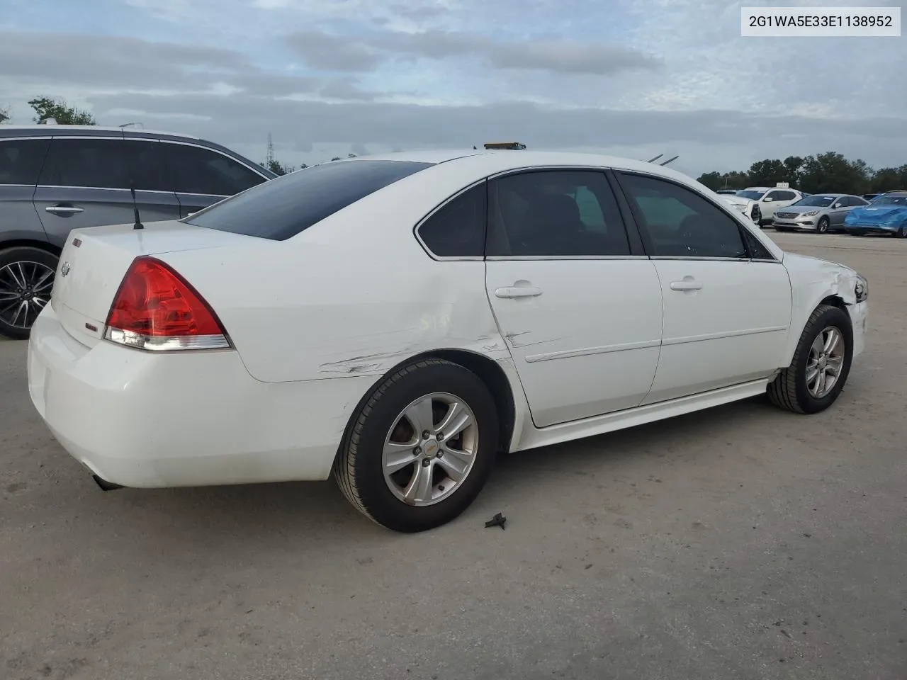 2014 Chevrolet Impala Limited Ls VIN: 2G1WA5E33E1138952 Lot: 79828984