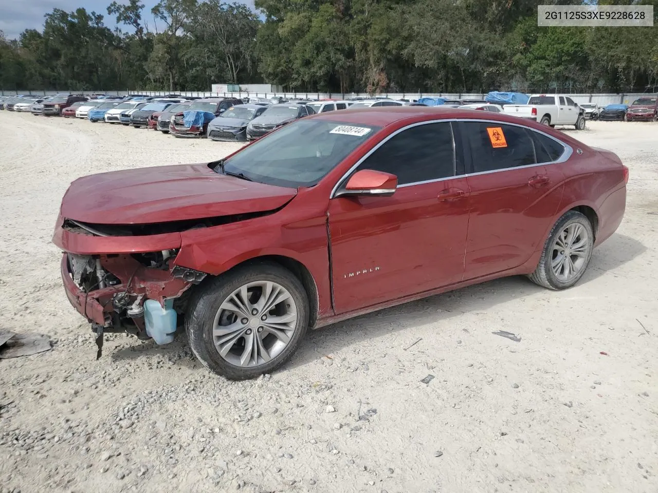 2014 Chevrolet Impala Lt VIN: 2G1125S3XE9228628 Lot: 80408744