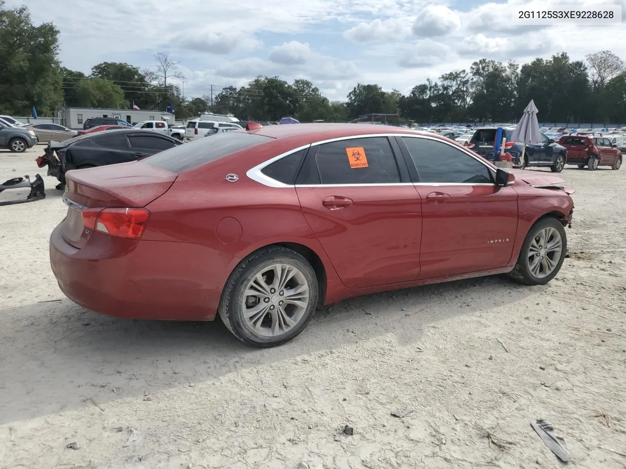 2014 Chevrolet Impala Lt VIN: 2G1125S3XE9228628 Lot: 80408744