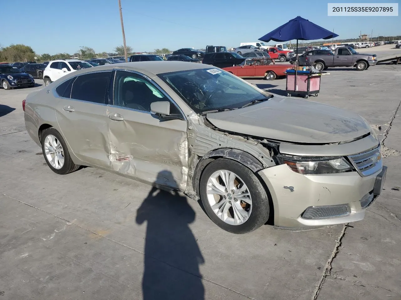 2014 Chevrolet Impala Lt VIN: 2G1125S35E9207895 Lot: 80540384