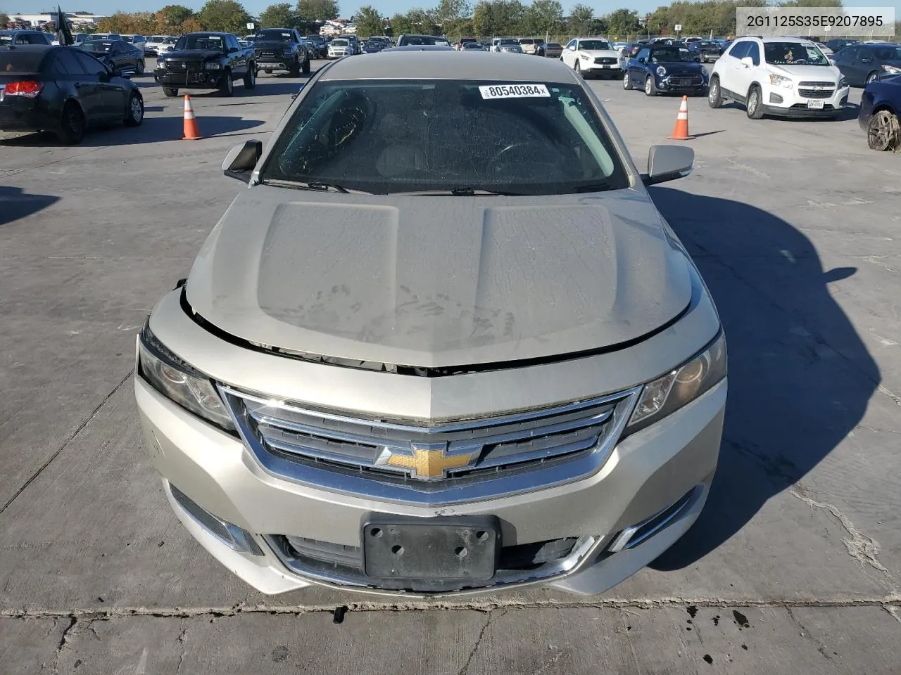 2014 Chevrolet Impala Lt VIN: 2G1125S35E9207895 Lot: 80540384