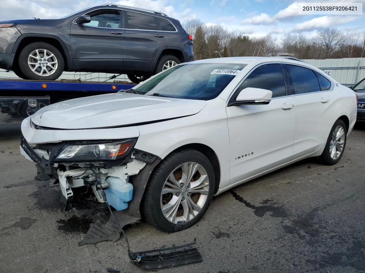 2015 Chevrolet Impala Lt VIN: 2G1125S38F9206421 Lot: 46315964