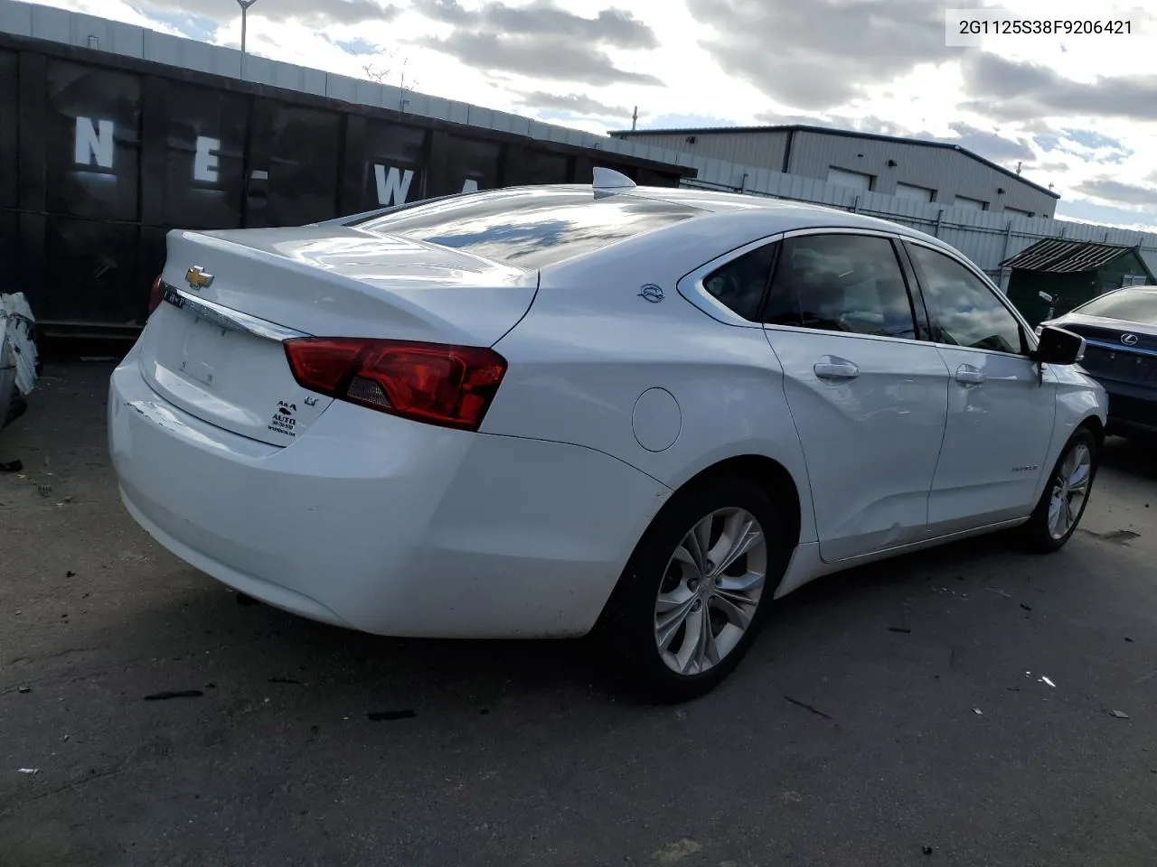 2015 Chevrolet Impala Lt VIN: 2G1125S38F9206421 Lot: 46315964