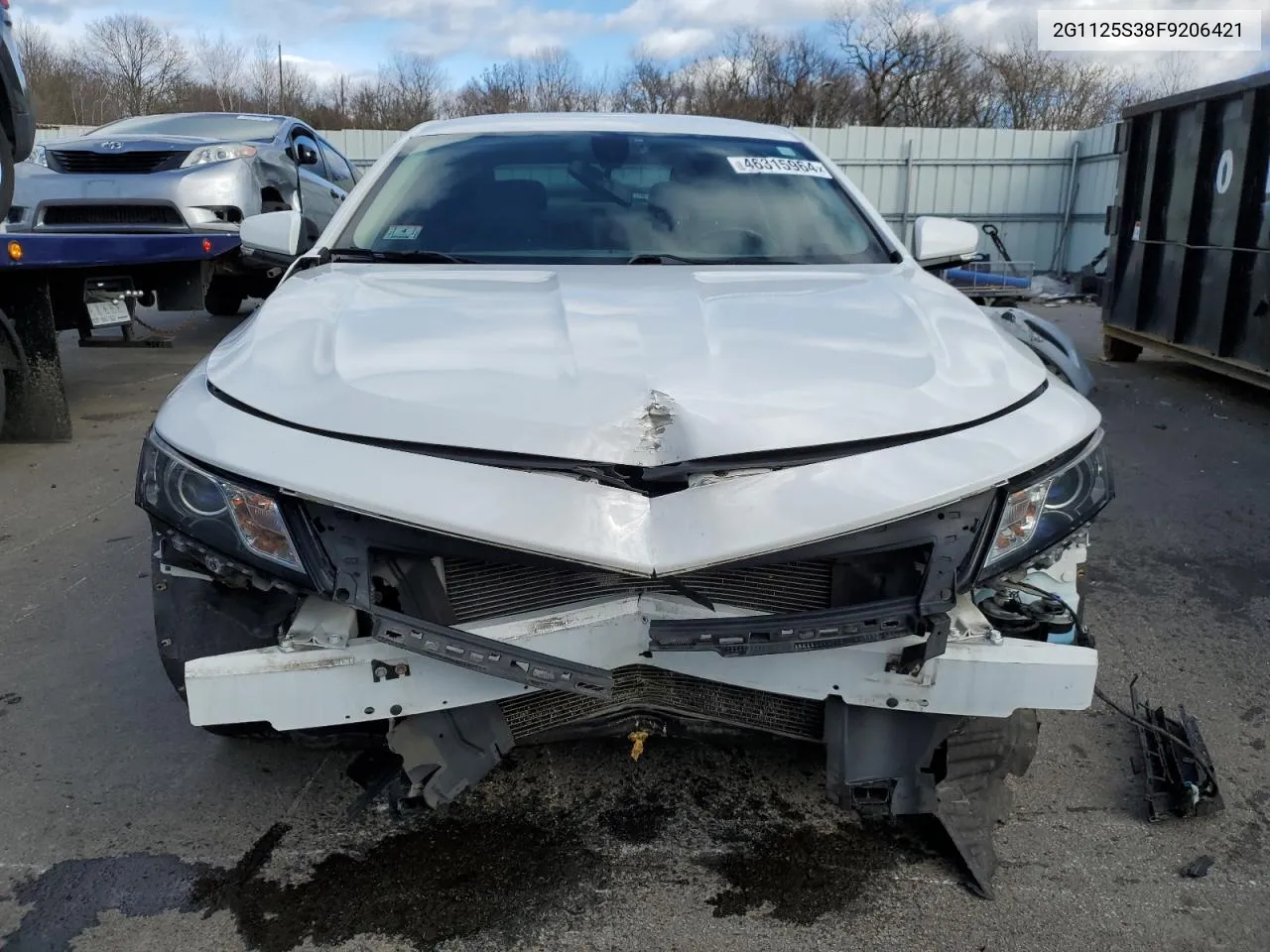 2G1125S38F9206421 2015 Chevrolet Impala Lt