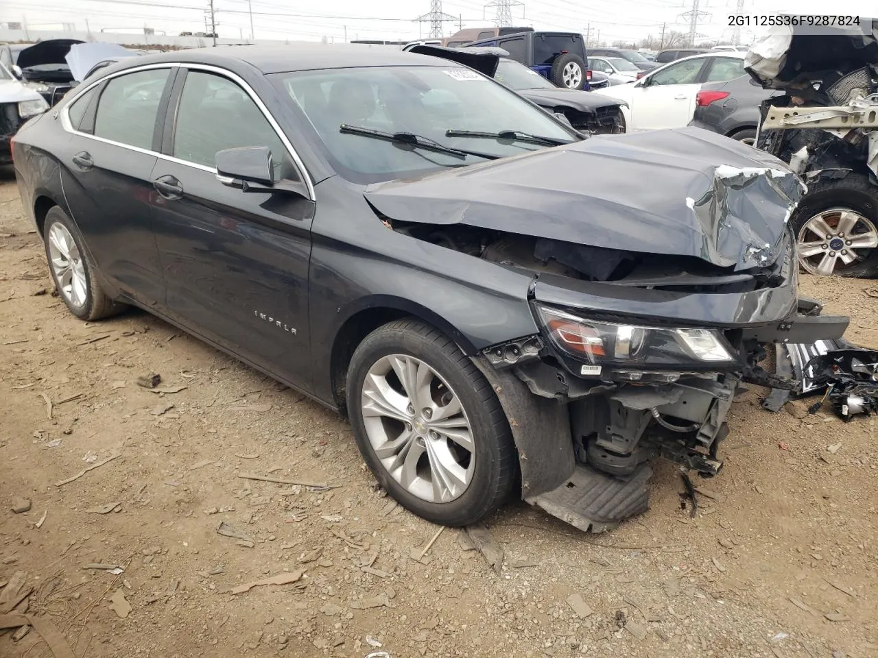 2G1125S36F9287824 2015 Chevrolet Impala Lt