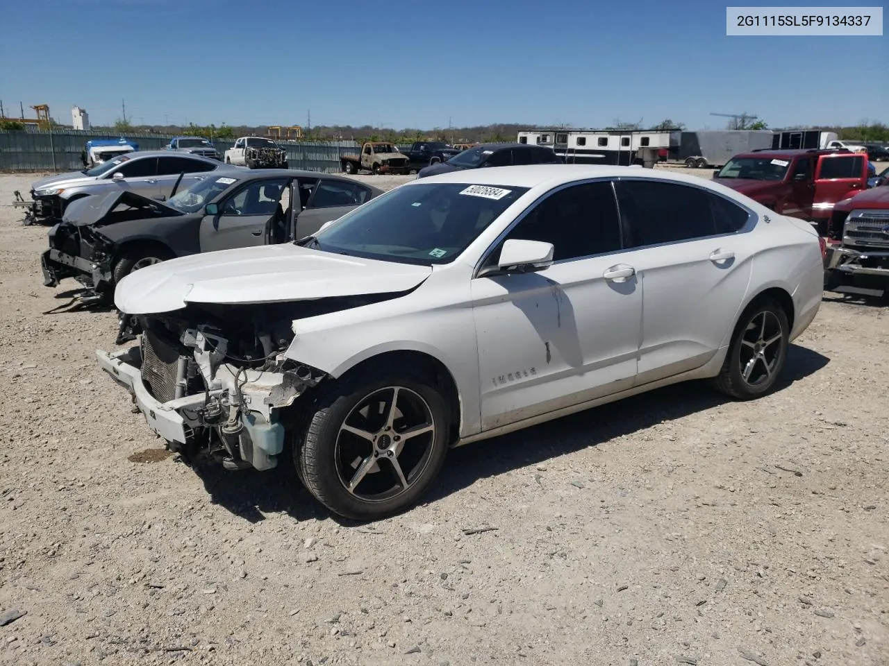 2015 Chevrolet Impala Lt VIN: 2G1115SL5F9134337 Lot: 50026884