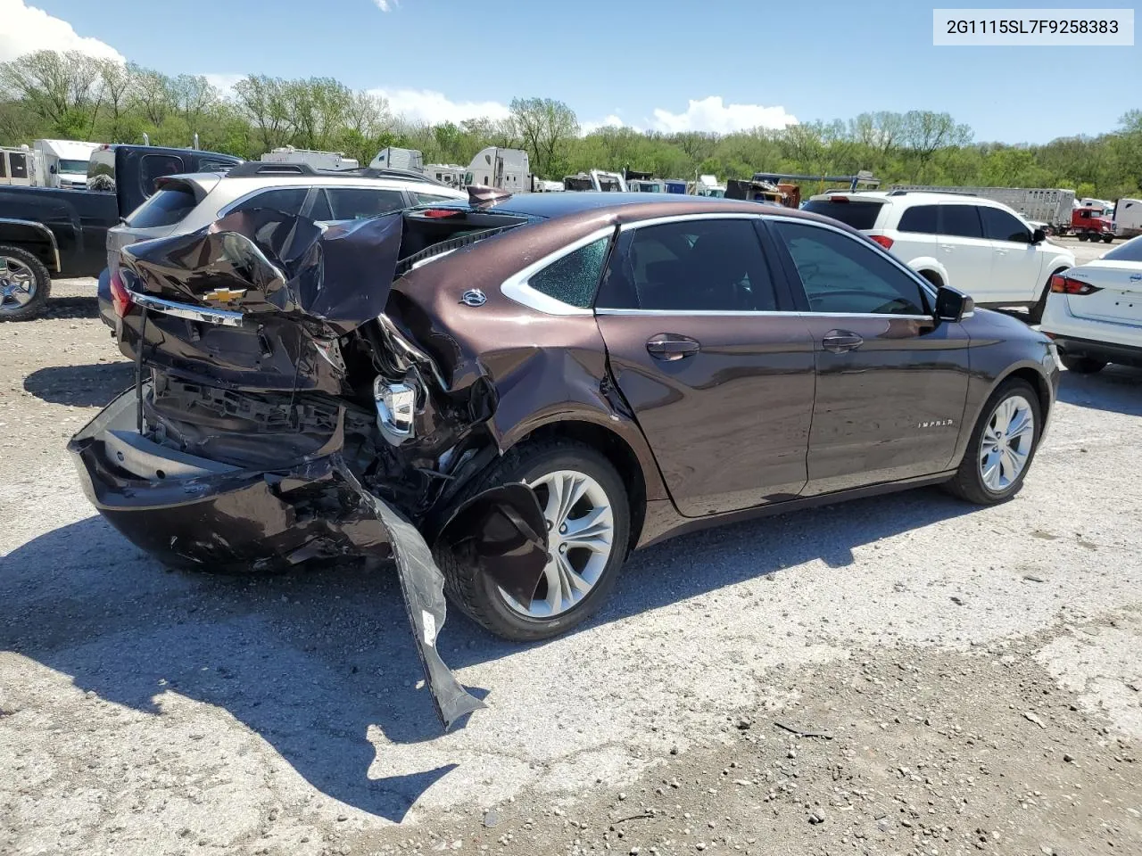 2015 Chevrolet Impala Lt VIN: 2G1115SL7F9258383 Lot: 51281814