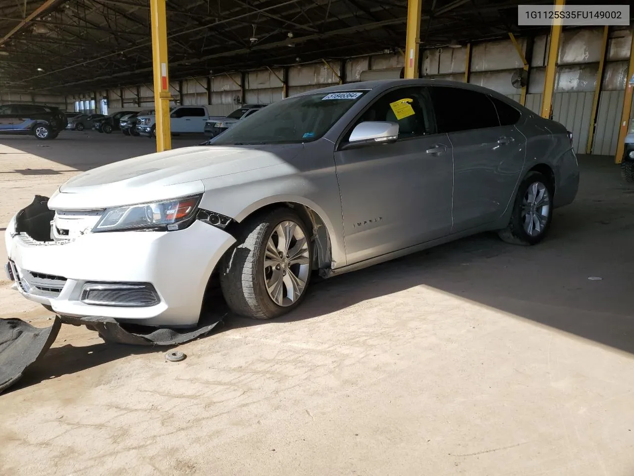 2015 Chevrolet Impala Lt VIN: 1G1125S35FU149002 Lot: 51846364