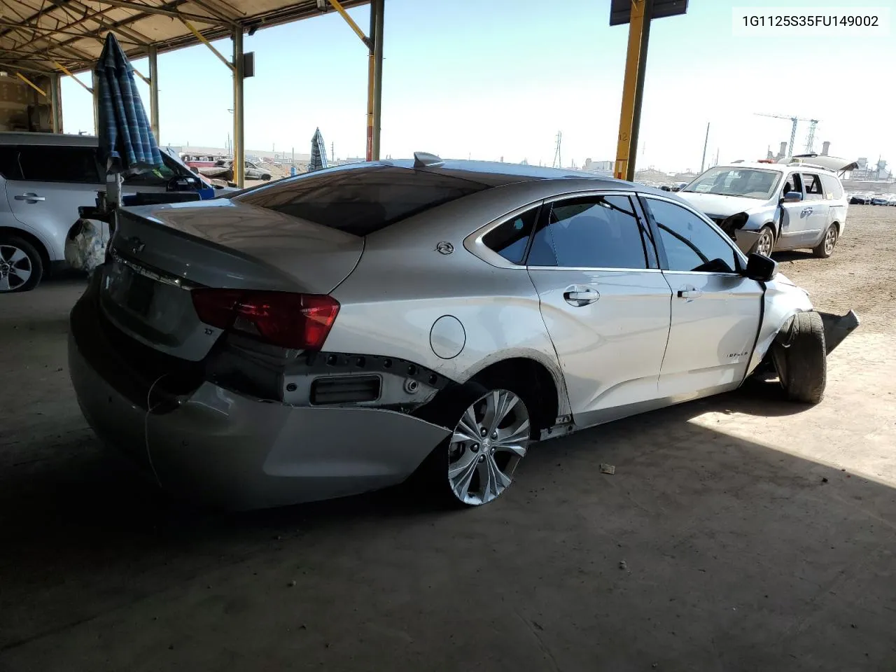 2015 Chevrolet Impala Lt VIN: 1G1125S35FU149002 Lot: 51846364