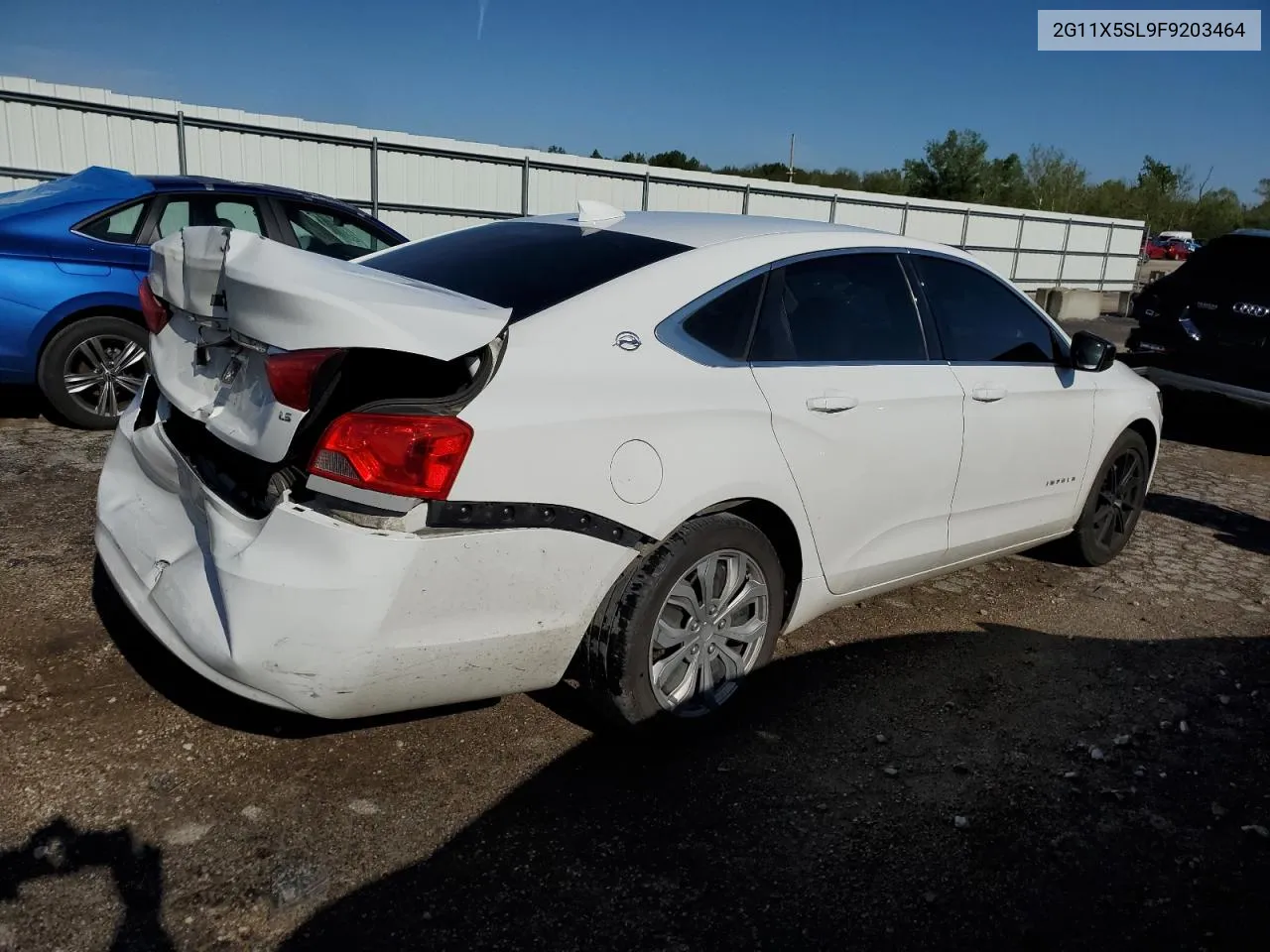 2015 Chevrolet Impala Ls VIN: 2G11X5SL9F9203464 Lot: 52219124