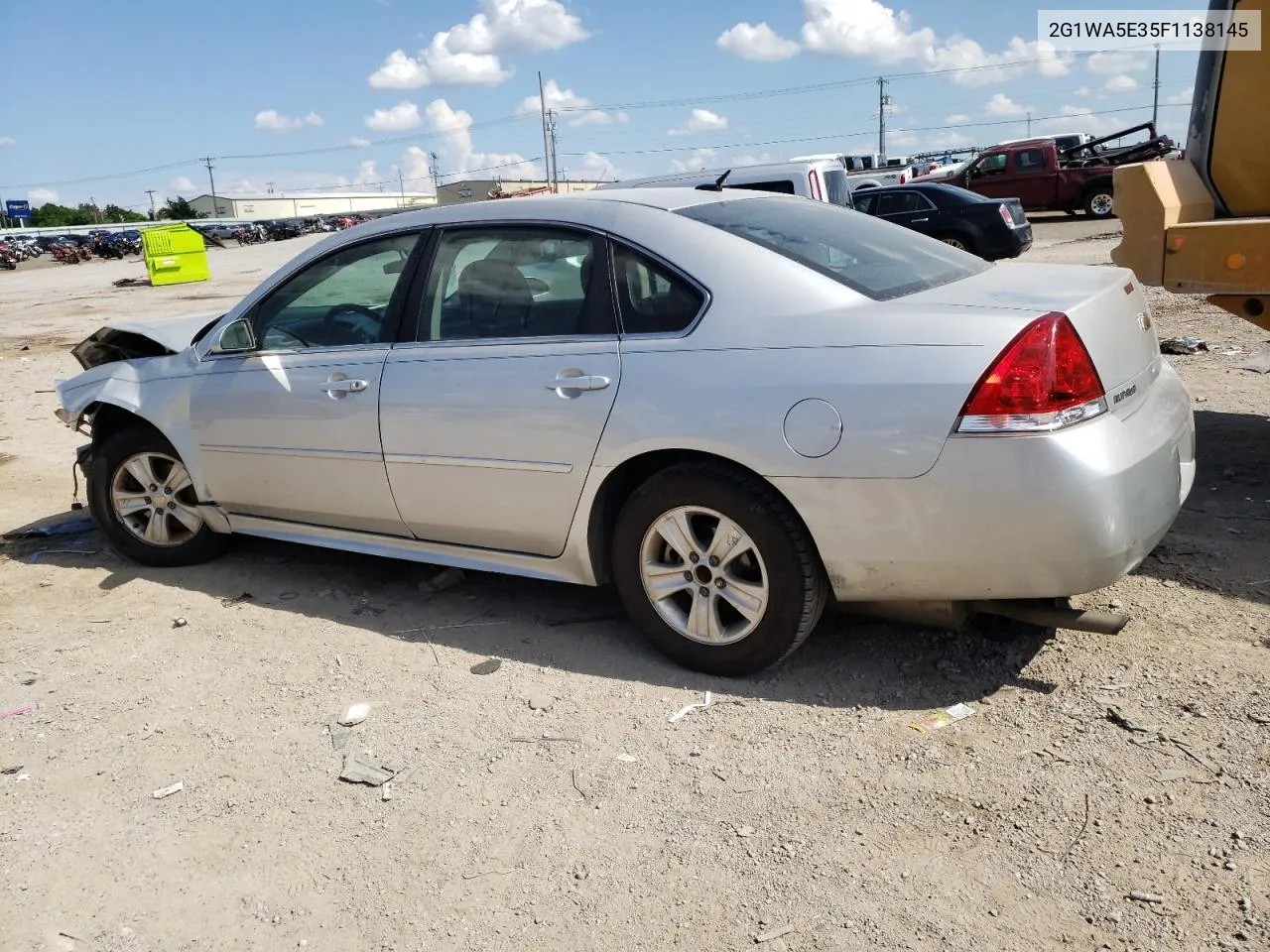 2G1WA5E35F1138145 2015 Chevrolet Impala Limited Ls