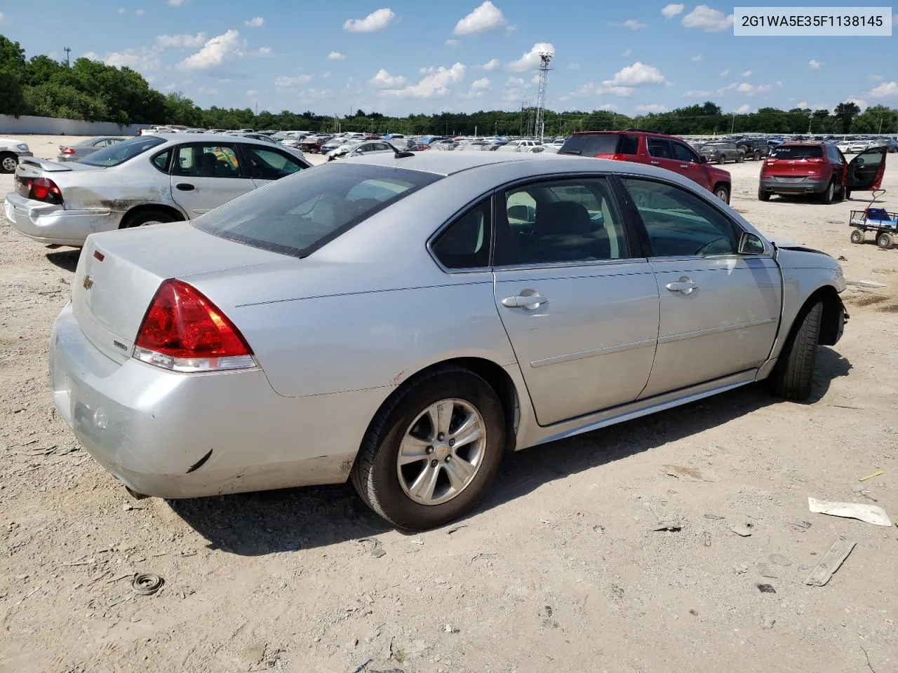 2015 Chevrolet Impala Limited Ls VIN: 2G1WA5E35F1138145 Lot: 55786393