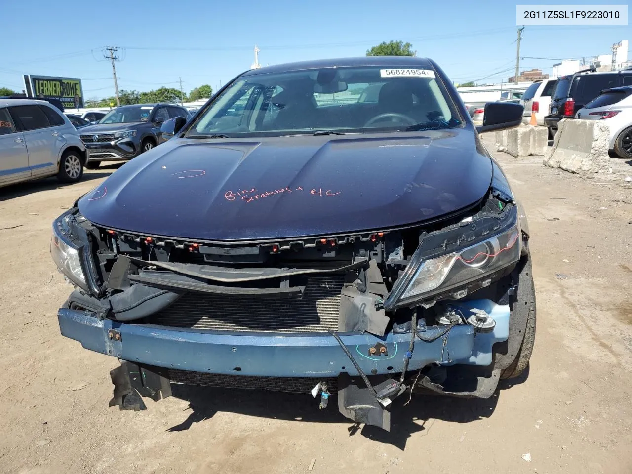 2G11Z5SL1F9223010 2015 Chevrolet Impala Ls