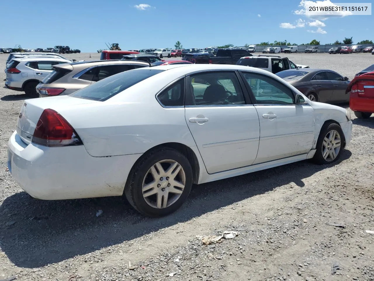 2015 Chevrolet Impala Limited Lt VIN: 2G1WB5E31F1151617 Lot: 57548324