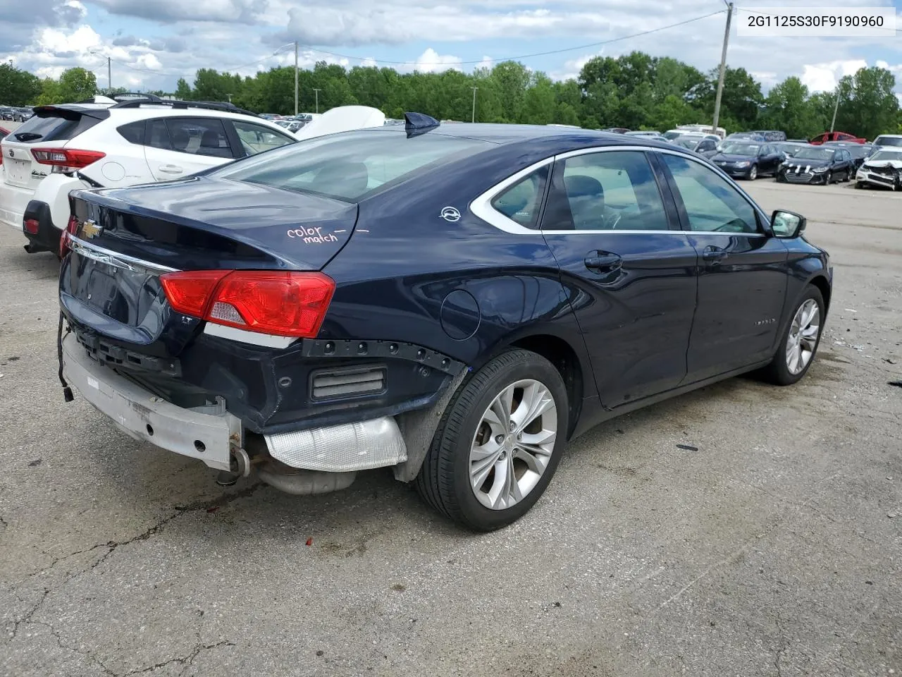 2015 Chevrolet Impala Lt VIN: 2G1125S30F9190960 Lot: 60136774