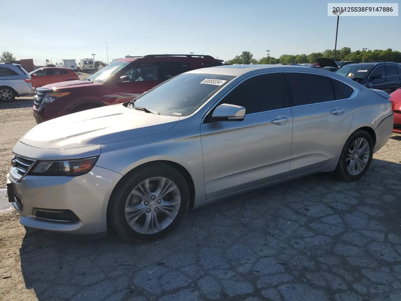 2015 Chevrolet Impala Lt VIN: 2G1125S38F9147886 Lot: 60858334