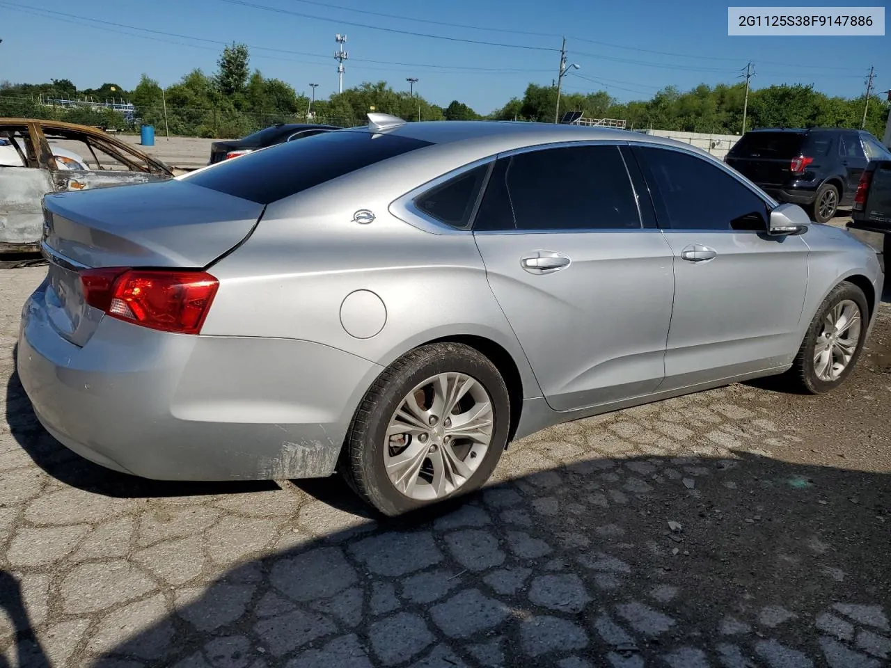 2015 Chevrolet Impala Lt VIN: 2G1125S38F9147886 Lot: 60858334