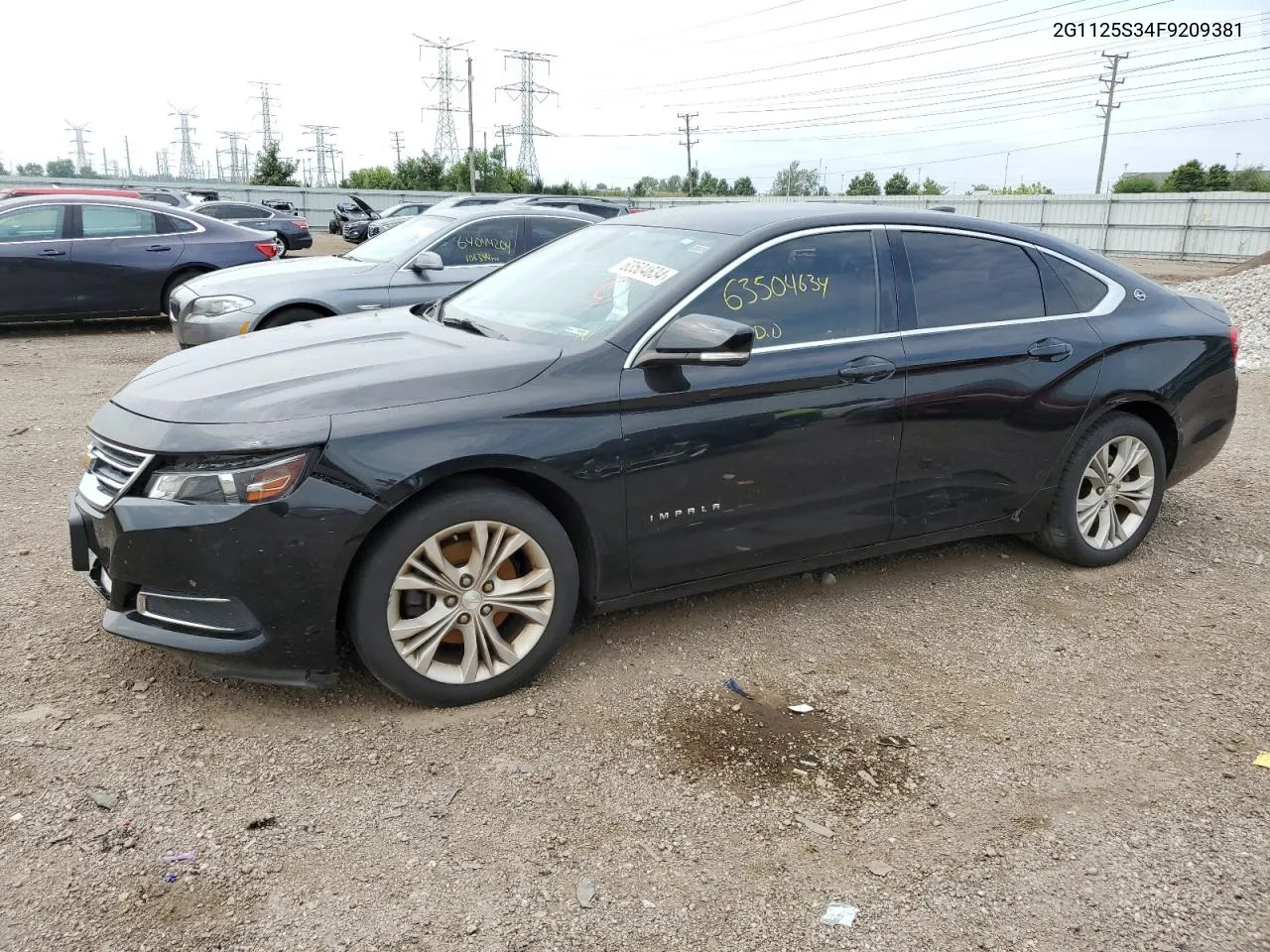 2015 Chevrolet Impala Lt VIN: 2G1125S34F9209381 Lot: 63504634