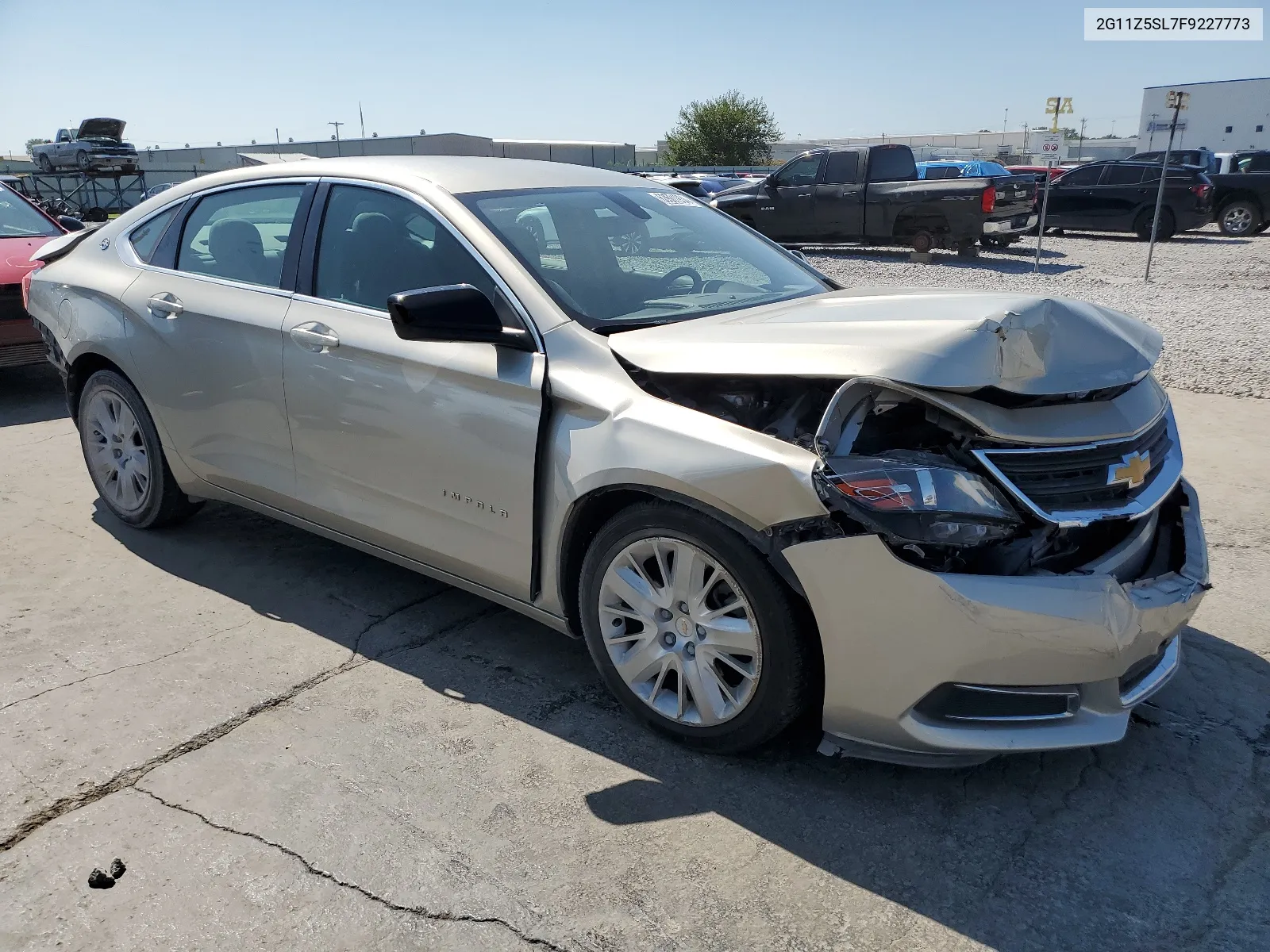 2G11Z5SL7F9227773 2015 Chevrolet Impala Ls