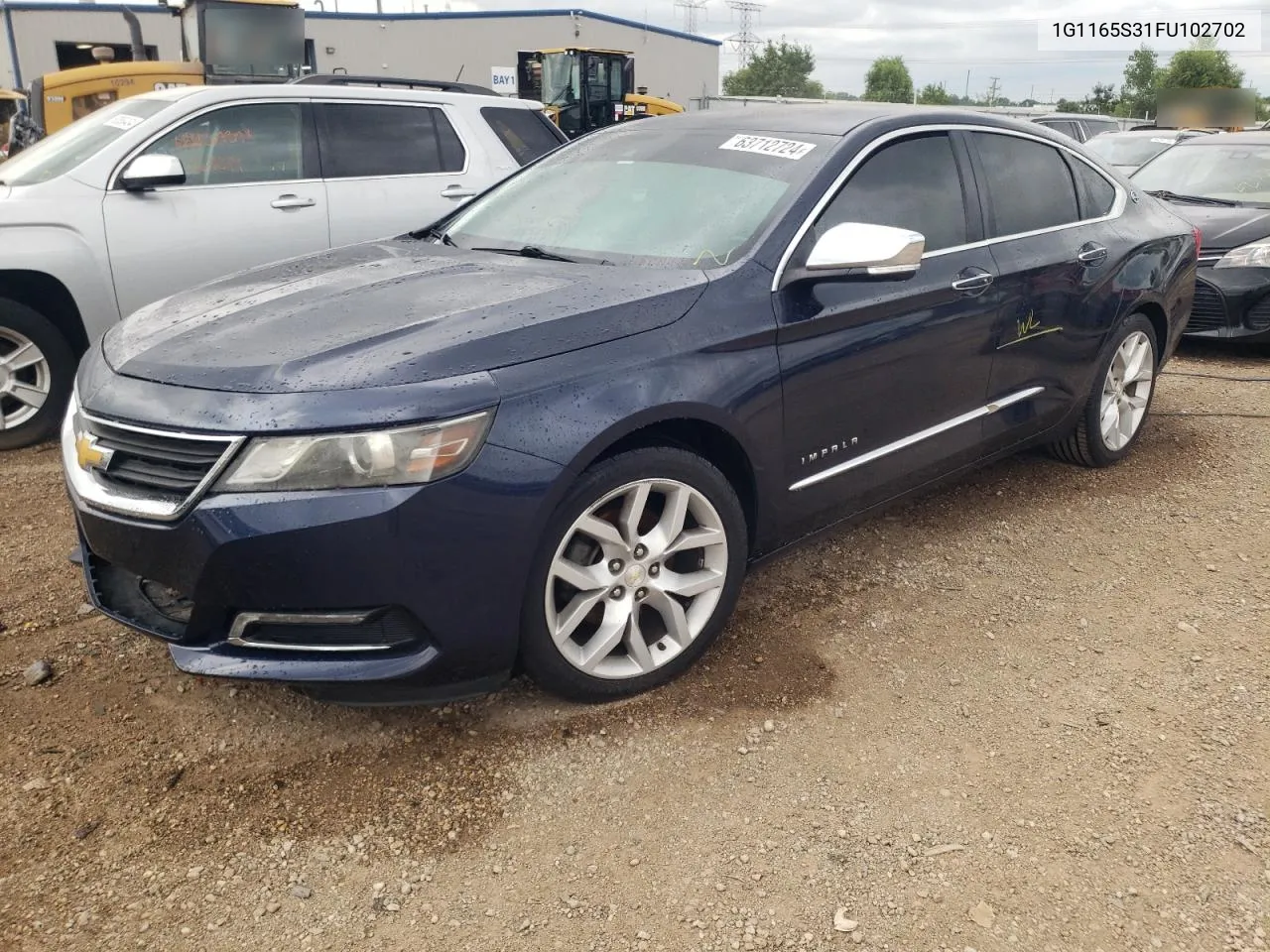 2015 Chevrolet Impala Ltz VIN: 1G1165S31FU102702 Lot: 63712724