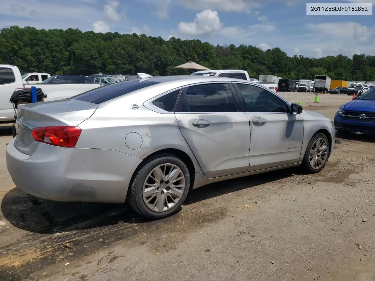 2G11Z5SL0F9152852 2015 Chevrolet Impala Ls