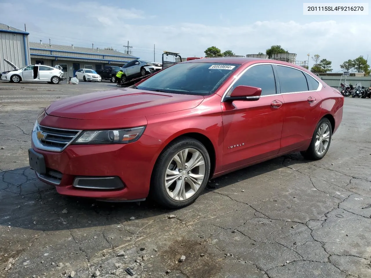 2015 Chevrolet Impala Lt VIN: 2G1115SL4F9216270 Lot: 66939694