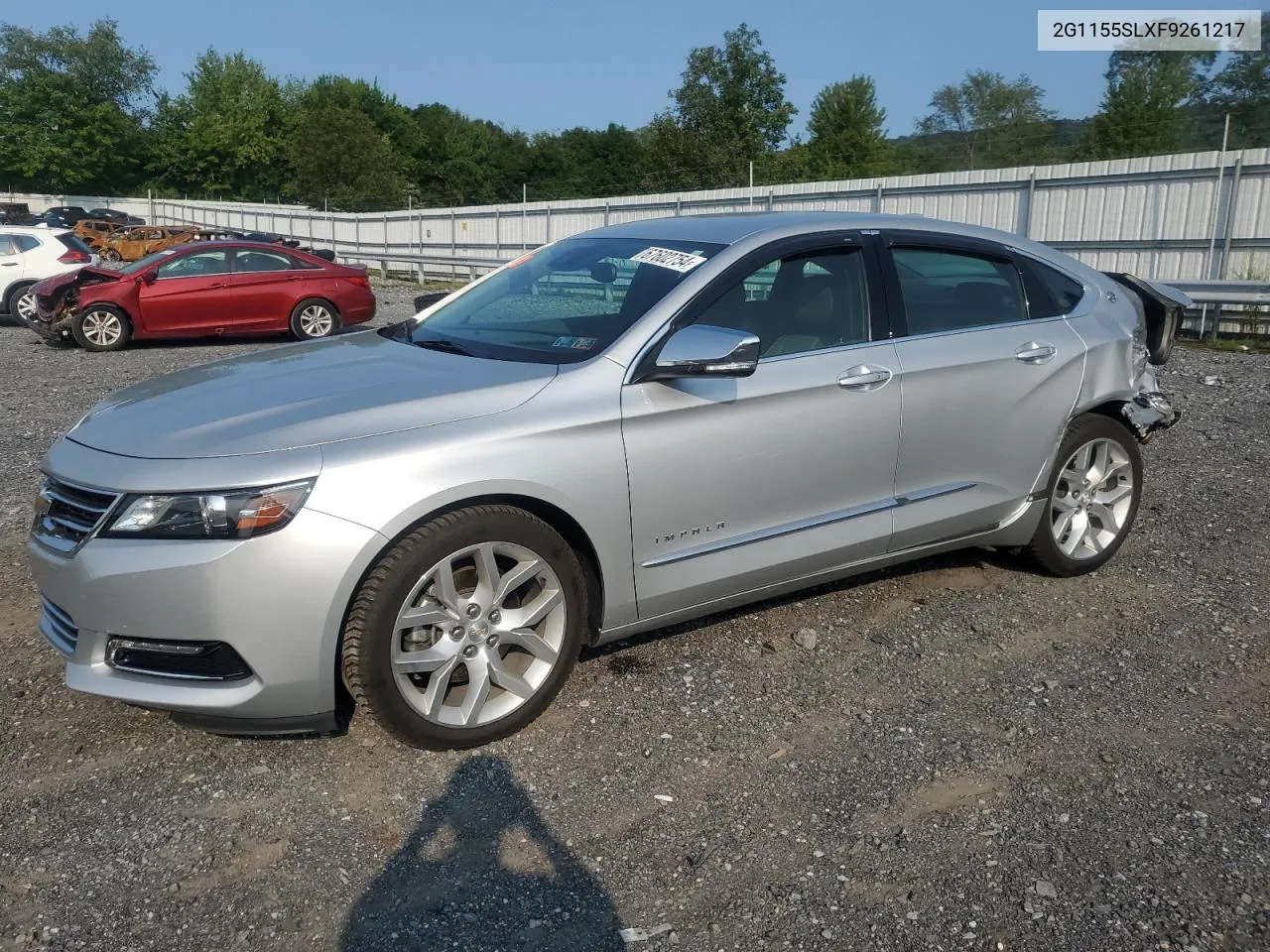 2015 Chevrolet Impala Ltz VIN: 2G1155SLXF9261217 Lot: 67602754