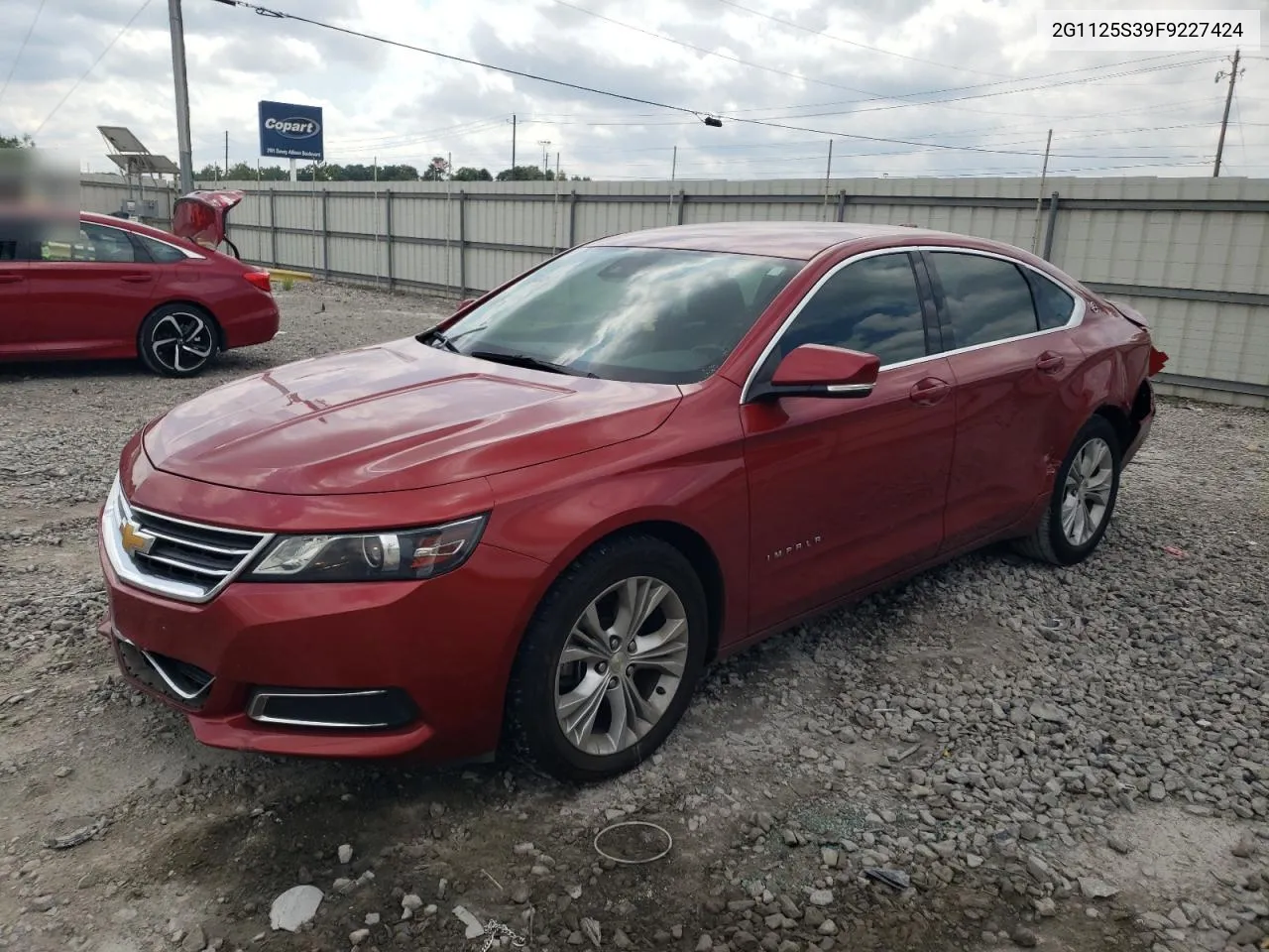 2G1125S39F9227424 2015 Chevrolet Impala Lt