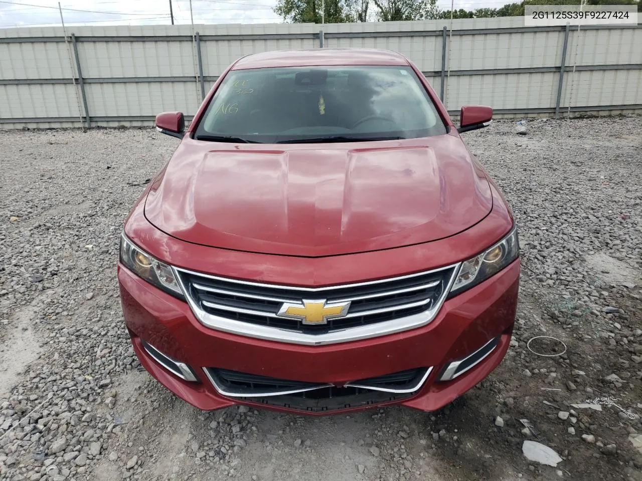 2015 Chevrolet Impala Lt VIN: 2G1125S39F9227424 Lot: 69204944