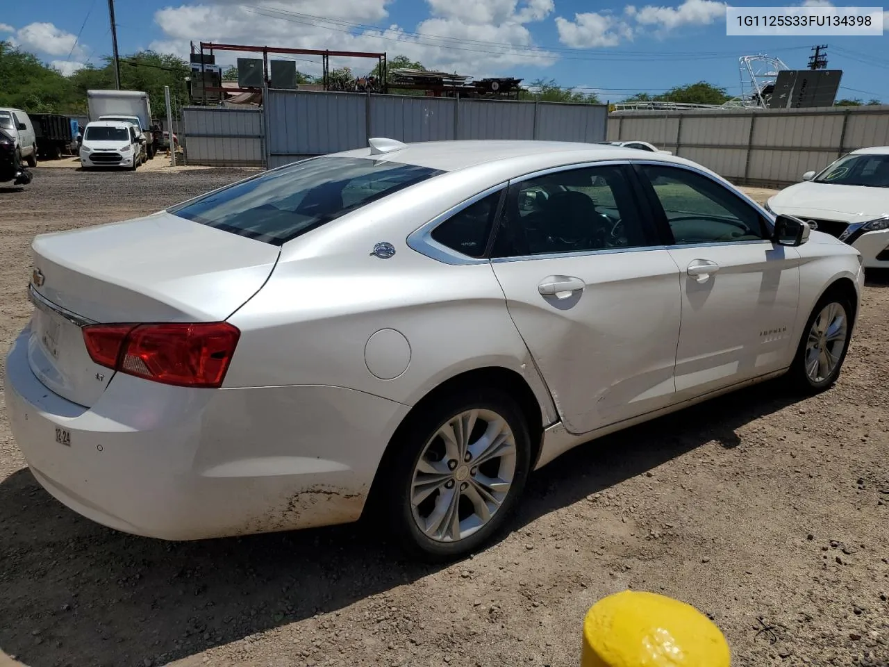 2015 Chevrolet Impala Lt VIN: 1G1125S33FU134398 Lot: 69341084