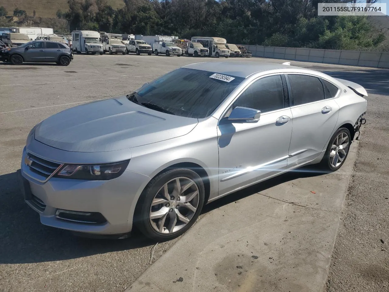 2015 Chevrolet Impala Ltz VIN: 2G1155SL7F9167764 Lot: 70228394