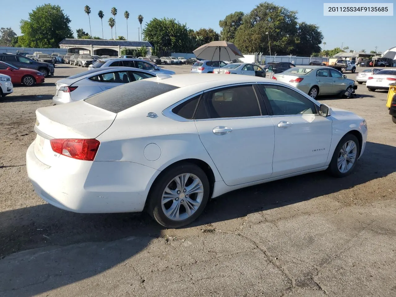 2015 Chevrolet Impala Lt VIN: 2G1125S34F9135685 Lot: 70339154