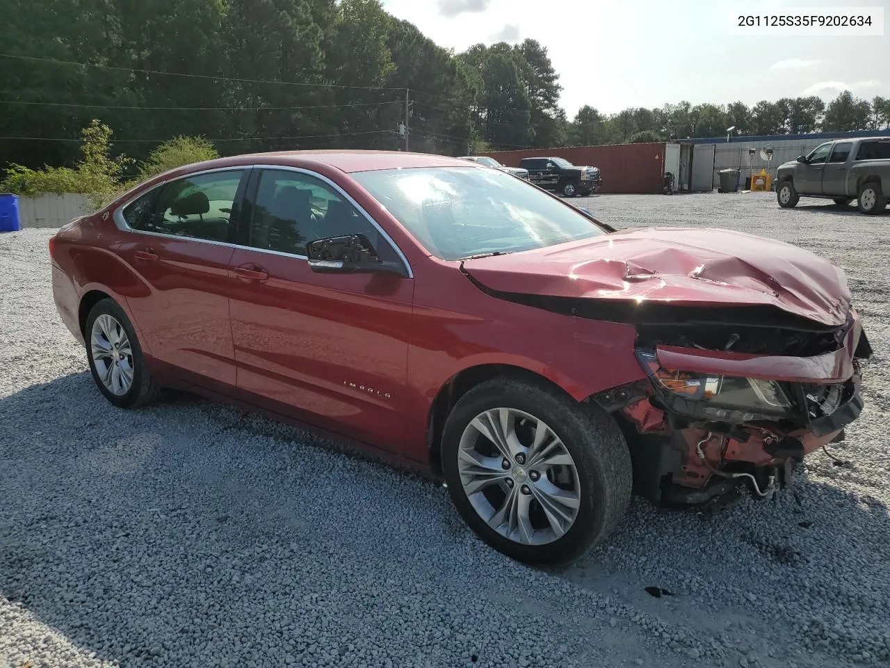 2015 Chevrolet Impala Lt VIN: 2G1125S35F9202634 Lot: 70757534