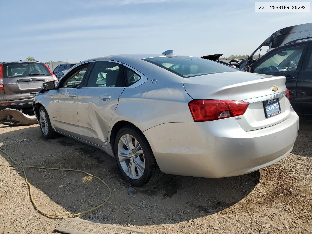 2G1125S31F9136292 2015 Chevrolet Impala Lt